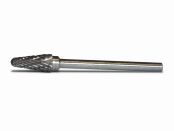 3mm; tipy L; Ball nose cone Carbide Rotary Burr; double cut