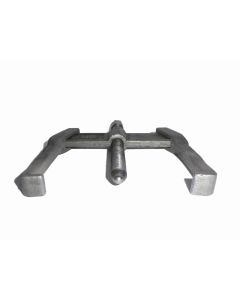 Mechanical bearing puller 180 mm / straight two-arm / reversible jaw