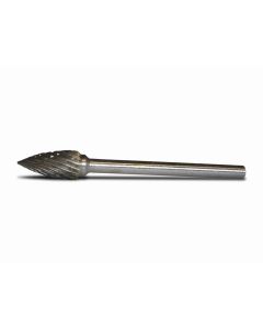 10mm; tipy G; Arc pointed tree Carbide Rotary Burr; double cut