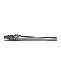 10mm; tipy L; Ball nose cone Carbide Rotary Burr; double cut