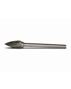 6mm; tipy G; Arc pointed tree Carbide Rotary Burr; double cut